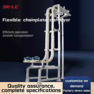 Industrieller Schwerlast-Band förderer für Lebensmittel Vertikaler Hub greifer Horizontale vertikale Richtungs kern komponenten Förder kette - Product Image 5