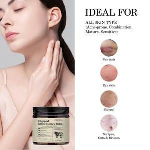 Crema Hidratante Antienvejecimiento con Miel Natural Orgánica para Rostro y Cuerpo de Mujer, con Estampado Dorado, Uso Diario, Piel Normal - Product Image 5