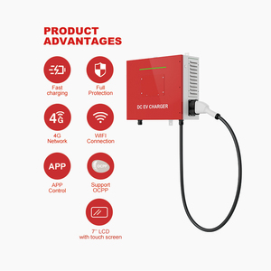 Estación de Carga Rápida para Vehículos Eléctricos Wallbox DC, 20kW/30kW/40kW, CCS1, CCS2, GBT, CHAdeMO, NACS, OCPP 1.6J, Certificación CE, Nueva, 380V - Product Image 2