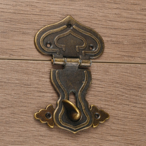 Chinese Style Antique <b>Snap</b> <b>Fastener</b> Alloy Gourd Bag Clip Small Medium Gold Bronze Sturdy Hidden Compartment Lock - Product Image 4