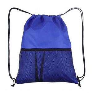 210D Polyester <b>Drawstring</b> <b>Backpack</b> Sports Mesh <b>Drawstring</b> <b>Backpack</b> with Double Shoulder Straps for Advertising Promotions - Product Image 4