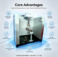 Machine à affûter les sièges de soupapes CNC DN50-DN125, machine de rectification de sièges simples pour la réparation de soupapes industrielles