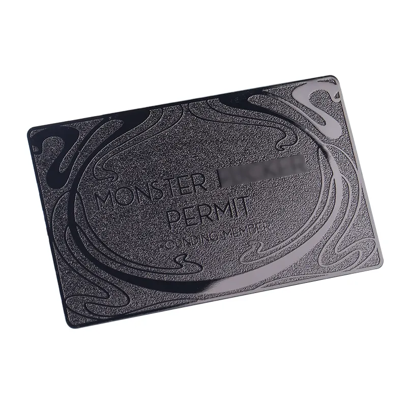RFID Metall karte Benutzer definierte Drucks piegel Silber Mattgold Metall Visitenkarten benutzer definierte schwarze Smart Visitenkarte NFC
