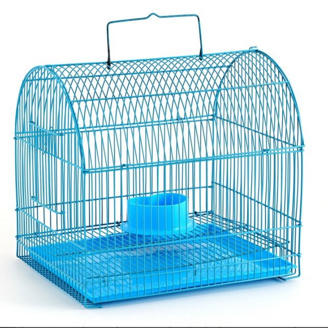 Factory Direct Wholesale Portable Rabbit Guinea Pig Breeding Cage Foldable Wire Design Button Easy Transport Small Animals