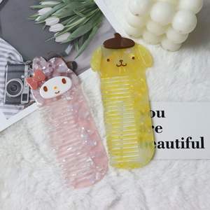 Meilleure vente en gros version coréenne d'acétate mignon dessin animé <span class=keywords><strong>peigne</strong></span> à cheveux tridimensionnel KT Kuromi <span class=keywords><strong>peigne</strong></span> animal doux de haute qualité - Product Image 4