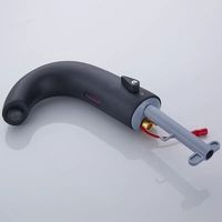 Robinet d'eau automatique à capteur intelligent à poignée unique en laiton cuivre Corps en laiton Robinet de lavabo monté sur le pont