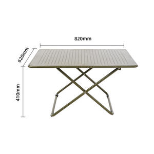 Table de camping en plein air pliante de grande taille de haute qualité en alliage d'aluminium Table de rassemblement de pique-nique pratique stable - Product Image 3