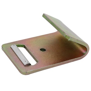 <span class=keywords><strong>Crochet</strong></span> <span class=keywords><strong>plat</strong></span> en métal robuste pour sangles de fixation, assemblages de fixation de cargaison, applications de sécurisation pour camions/remorques - Product Image 1