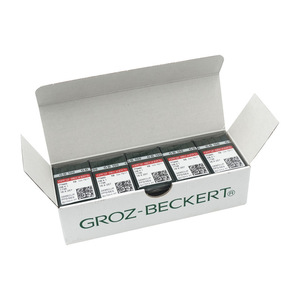 Aiguilles pour machine à coudre Groz-Beckert GB 100 plaquées titane pour machines informatisées à plat - Product Image 1