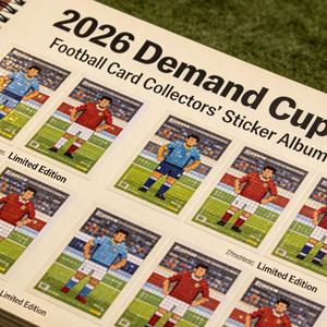 Álbum <span class=keywords><strong>de</strong></span> Pegatinas Estilo Panini <span class=keywords><strong>de</strong></span> Fútbol 2026, Libro Coleccionable <span class=keywords><strong>de</strong></span> Tarjetas <span class=keywords><strong>de</strong></span> Fútbol, Impresión <span class=keywords><strong>de</strong></span> Libros - Product Image 2