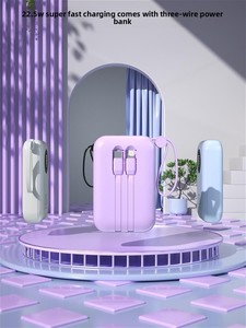 Factory Price Hot Sale <strong>Powerbank</strong> 10000 Mah <strong>Custom</strong> Logo Power Bank Phone with Type-C Input Interface and LI-Polymer Battery - Product Image 2