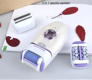 Hot Selling Beauty Tool Tragbare Mini Frauen Haars ch neider Rasierer Körper Haaren tfernung Wiederauf ladbar 3 In 1 Elektro Epilierer