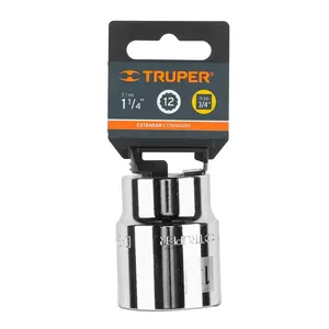 Juego de llaves de vaso de 12 puntas de 1-1/4 pulgadas, con accionamiento de 3/4 pulgadas, TRUPER - Product Image 3