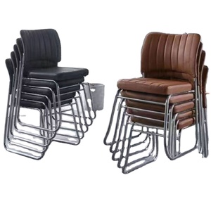 st-leather staff stackable task <b>chair</b> conference task computer <b>chair</b> pu modern <b>cheap</b> price good quality training <b>office</b> <b>chair</b> - Product Image 3