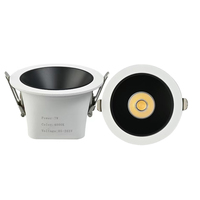 Éclairage commercial ultra-plat 7W 18W 24W pour hôtel, plafonnier rond encastré, spots encastrés, spots LED