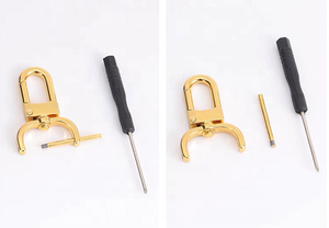 Nouveau <span class=keywords><strong>sac</strong></span> boucle accessoires matériel détachable vis crochet boucle réparation bandoulière métal boucle cuir <span class=keywords><strong>sac</strong></span> bouton - Product Image 4