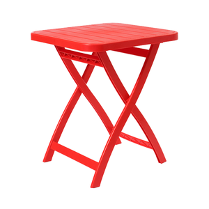 <span class=keywords><strong>Tavolo</strong></span> da Pranzo Pieghevole Moderno in <span class=keywords><strong>Plastica</strong></span> Grigia Resistente alle Intemperie per Esterni e Balconi - Product Image 3