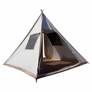 Campeggio all'aperto di lusso tenda piramide indiano Oxford panno con parasole pieghevole baldacchino che accentua lo stile di sonno - Product Image 2