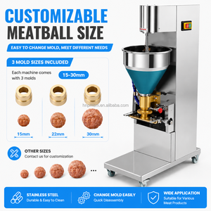 Máquina Comercial de Alta Resistencia de 300 kg para Hacer Albóndigas de Carne de Res, Salchichas, Croquetas y Albóndigas de Carne Sólida Tipo Cabeza de León - Product Image 2