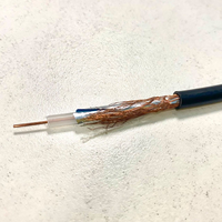 Cable Coaxial de TV de Alta Calidad para Interiores RG6 RG11 RG59 con Alimentación CCS de Cobre 100M/305M para Cámara CCTV