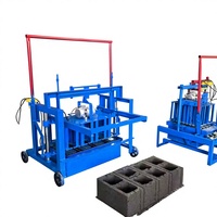 Pièces de précision pour machine à mouler les briques de ciment hydrauliques mobiles et à fabriquer des blocs creux QT4-45, capacité de 2500 pièces/jour