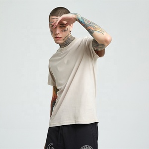 T-shirt en coton décontracté pour hommes de haute qualité en gros fitness gym t-shirt - Product Image 4