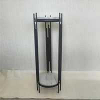 Étagère à fleurs en métal de style moderne minimaliste de luxe léger, sur pied, en forme d'échelle, pour salon