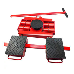 6,8,12ton peralatan bergerak mesin sepatu roda tangki troli muatan kargo troli bergerak berat 180 derajat troli tangki seluler - Product Image 2