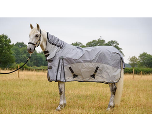 Matériel respirant de maille de tapis de mouche de cheval de polyester léger durable parfait pour le confort de protection de mouche d'été - Product Image 4