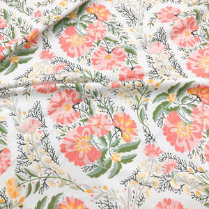 Tissu en polyester à sublimation florale imprimé tropical numérique à haute élasticité en spandex - Product Image 2