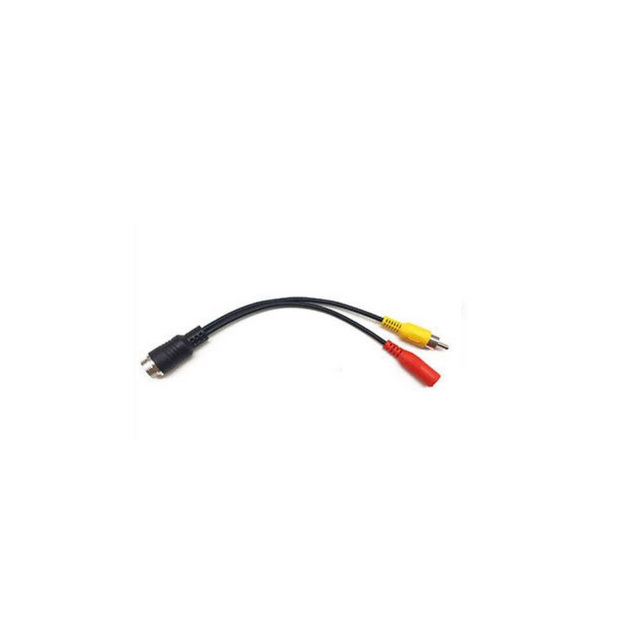 4-Pin Male Aviation Connector AV DC Car Camera Adapter Cable for Audio & Video Cables