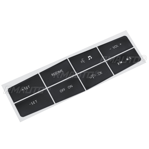 1x Autocollant de réparation pour bouton de commande du volant de voiture, autocollants pour Ford Mustang 2010 2011 2012, autocollants pour voiture - Product Image 2
