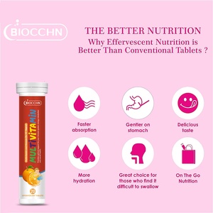 OEM Label pribadi kekuatan tulang, imitas Kesehatan vitamin dan suplemen untuk anak-anak & remaja | Multivitamin Effervescent Tablet - Product Image 2