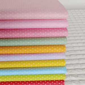 Largeur <span class=keywords><strong>160</strong></span> cm 100% coton sergé à pois imprimé coton tissu pour chemise robe enfants sacs à main portefeuille - Product Image 2