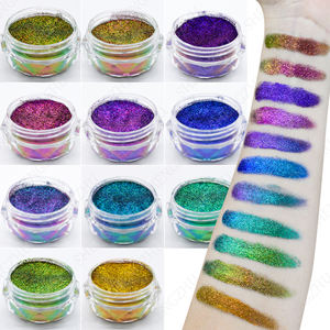 Atacadista 12 Cores Super Shift Camaleão Mica Pó para Pintura Do Carro Holográfica Camaleão Pigmento Em Pó - Product Image 4