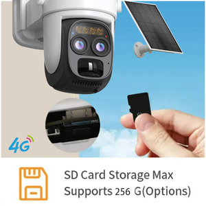 <span class=keywords><strong>Vstarcam</strong></span> กล้องวงจรปิดรักษาความปลอดภัยแบบไร้สาย2K กล้องรักษาความปลอดภัยแบบ <span class=keywords><strong>IP</strong></span> PTZ ใช้พลังงานแสงอาทิตย์ใช้ไฟ LED ซิมการ์ดซูมได้4G แบตเตอรี่กล้องเลนส์คู่ - Product Image 4