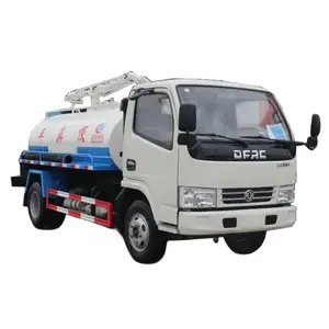 Dongfeng kleiner 5m3 Fäkaliensaugwagen 4×2 Scheiße Fäkalien Abfall Wasser flüssigkeit Abwaschabsaugwagen