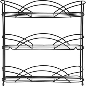Étagères à épices à montage mural, compartiments de rangement, pour armoire ou porte de garde-robe, lot de 4 pièces - Product Image 5