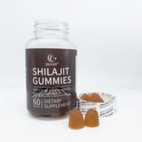DUOZI OEM Gummies naturels au Shilajit avec Chaga, Ashwagandha, Vitamines B12 et D2 – Complément alimentaire à base de plantes