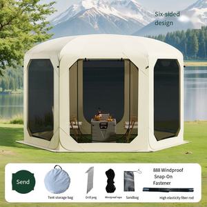 Carpa de Camping Plegable de Apertura Rápida para Primavera/Verano, Transpirable, Portátil y Ligera - Product Image 6