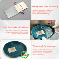 Adhésif élastique PUR Zhanlida 50 ml à séchage rapide pour la réparation de téléphones portables, d'écouteurs TWS et de tablettes – Collage souple et flexible