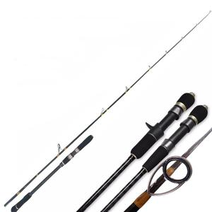 Canne à pêche lente double gagnant Carbon 6'5 "1.96m Sections et demi Poids <span class=keywords><strong>du</strong></span> leurre 100 ~ 350g Guides Fuji et siège <span class=keywords><strong>du</strong></span> moulinet - Product Image 1