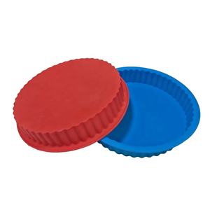 Moule à gâteau en silicone pour la maison, résistant aux hautes températures, facile à démouler, moule rond pour la cuisson de pizzas - Product Image 1