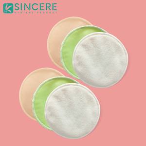 Coussinets d'allaitement réutilisables profilés, super absorbants, en fibre de bambou, <span class=keywords><strong>pour</strong></span> les mères allaitantes, utilisation jour et nuit, logo personnalisé - Product Image 2