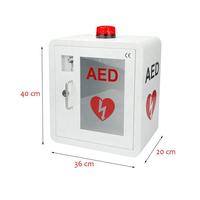 Boîtier d'équipement médical OEM personnalisé en acier inoxydable, fabrication de tôles de précision par estampage, usinage de pièces métalliques, armoire AED