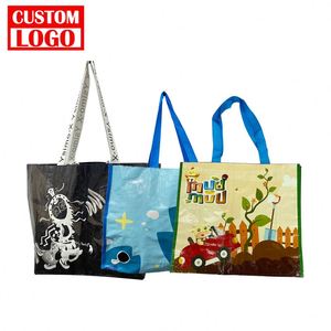 Sac fourre-tout en non-tissé laminé personnalisé imperméable pour le sport en gros, sacs de shopping résistants en PP non-tissé - Product Image 1