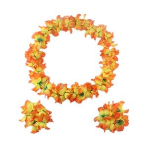 Accesorios <span class=keywords><strong>de</strong></span> vacaciones Fiesta <span class=keywords><strong>de</strong></span> Hawaii Tropical <span class=keywords><strong>Luau</strong></span> Flores Collares Pulsera Falda Disfraces hawaianos 2017 - Product Image 3