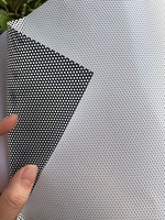 Film micro-perforé de haute qualité Allsign, vision unidirectionnelle pour la publicité sur les vitres de fenêtres, au prix le plus bas