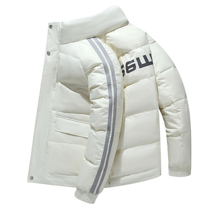 Winter new collar <b>down</b> <b>jacket</b> for men and women with the same couple tooling wind thickened warm white <b>duck</b> <b>down</b> <b>jacket</b> fashion - Product Image 2