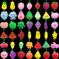 Heetverkopende TPR schattige dieren mini zachte Mochi squishy speelgoed groothandel bulk, Kerst squishy speelgoed voor stressverlichting